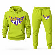 Tennessee Tech hoodie joggers set — Lime Green