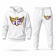Tennessee Tech hoodie joggers set — White