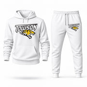 Towson hoodie joggers set — White