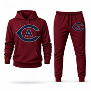 UC Davis hoodie joggers set — Burgundy