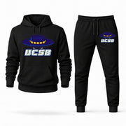 UC Santa Barbara hoodie joggers set — Black