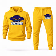 UC Santa Barbara hoodie joggers set — Yellow