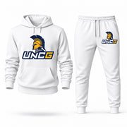 UNC Greensboro hoodie joggers set — White