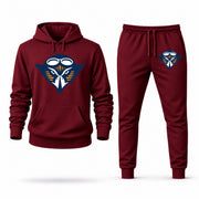 UT Martin hoodie joggers set — Burgundy