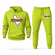 UT Rio Grande Valley hoodie joggers set — Lime Green