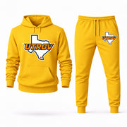 UT Rio Grande Valley hoodie joggers set — Yellow