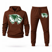 Utah Valley hoodie joggers set — Brown