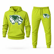 Utah Valley hoodie joggers set — Lime Green