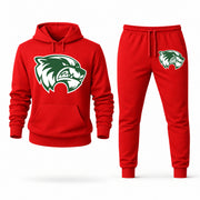 Utah Valley hoodie joggers set — Red