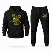 Vermont hoodie joggers set — Black
