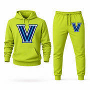 Villanova hoodie joggers set — Lime Green