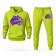 Western Carolina hoodie joggers set — Lime Green