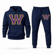 Western Illinois hoodie joggers set — Navy