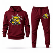 Wichita State hoodie joggers set — Burgundy