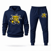 Wichita State hoodie joggers set — Navy