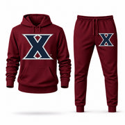 Xavier hoodie joggers set — Burgundy