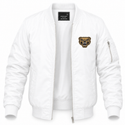 Men's Oakland Bomber Jacket | Color: White | Front
