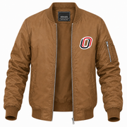 Men's Omaha Bomber Jacket | Color: Brown | Front