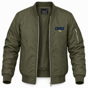Men's Oral Roberts Bomber Jacket | Color: Army Green | Front