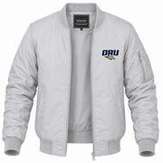 Men's Oral Roberts Bomber Jacket | Color: Grey | Front