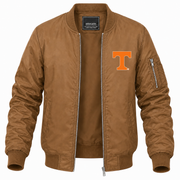 Men's Tennessee Bomber Jacket | Color: Brown | Front