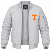 Men's Tennessee Bomber Jacket | Color: Grey | Front