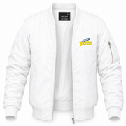 Men's Toledo Bomber Jacket | Color: White | Front