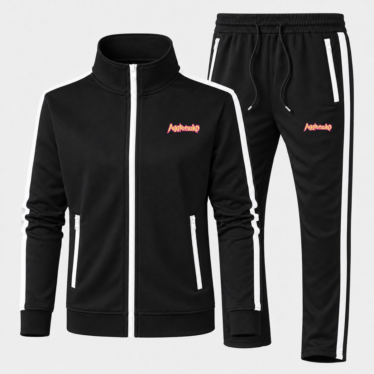 Aggretsuko men's tracksuit — Black