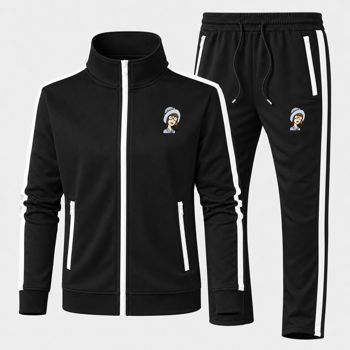 Daria men's tracksuit — Black