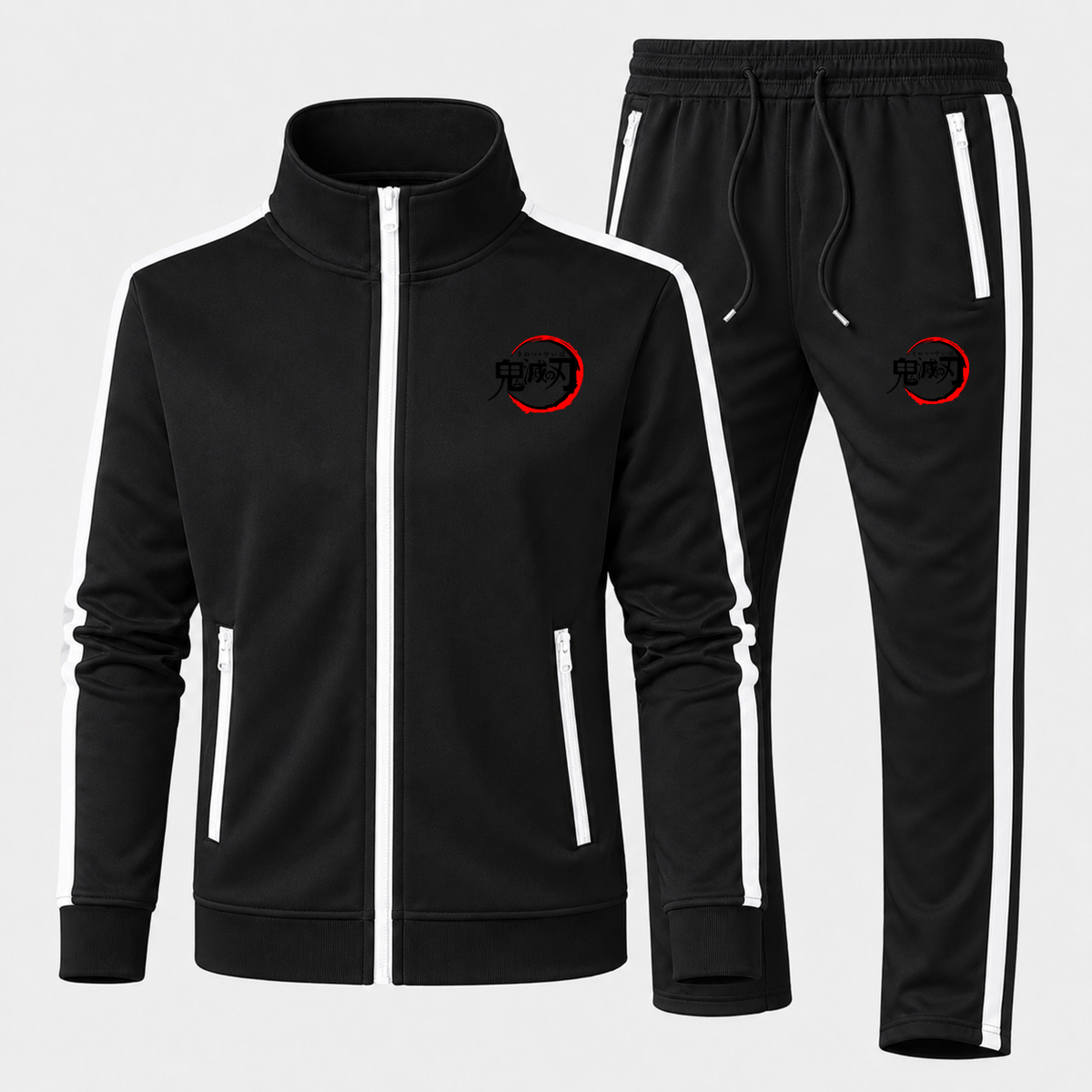 Demon Slayer men's tracksuit — Black