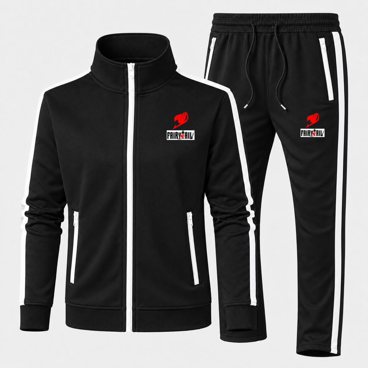 Fairy Tail men's tracksuit — Black