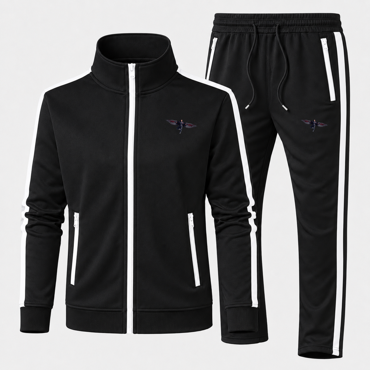 Falcon men's tracksuit — Black