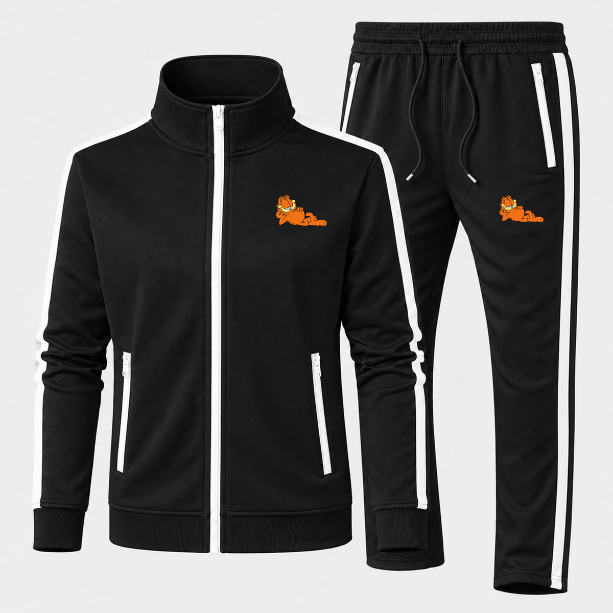 Garfield men's tracksuit — Black