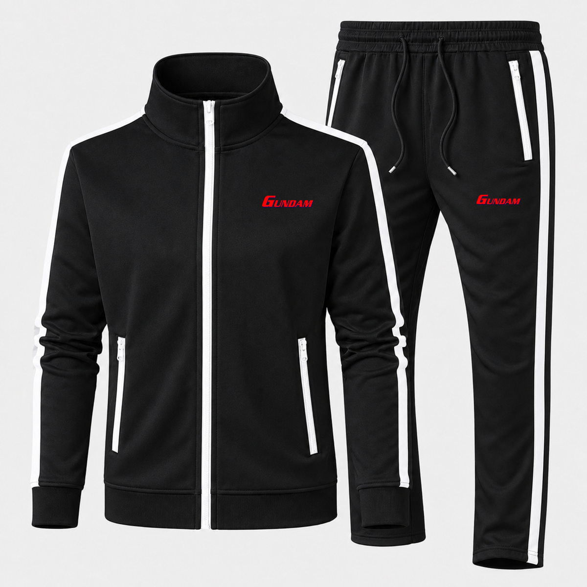 Gundam men's tracksuit — Black