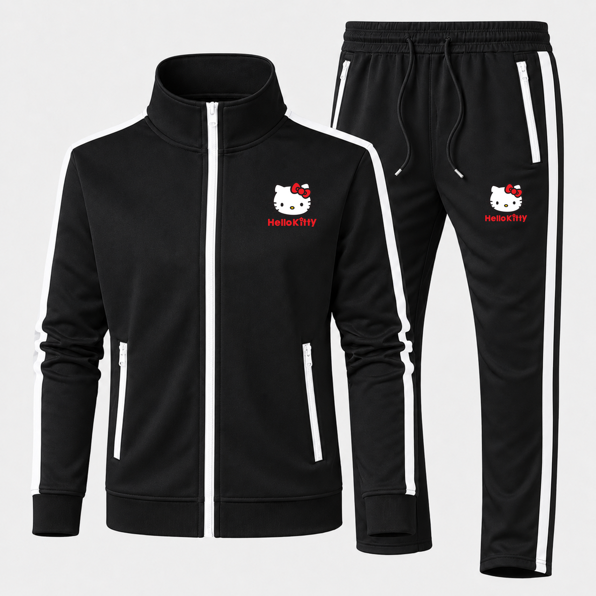 Hello Kitty men's tracksuit — Black