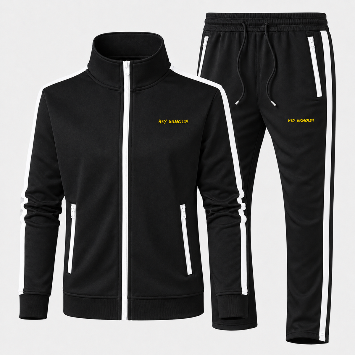 Hey Arnold men's tracksuit — Black