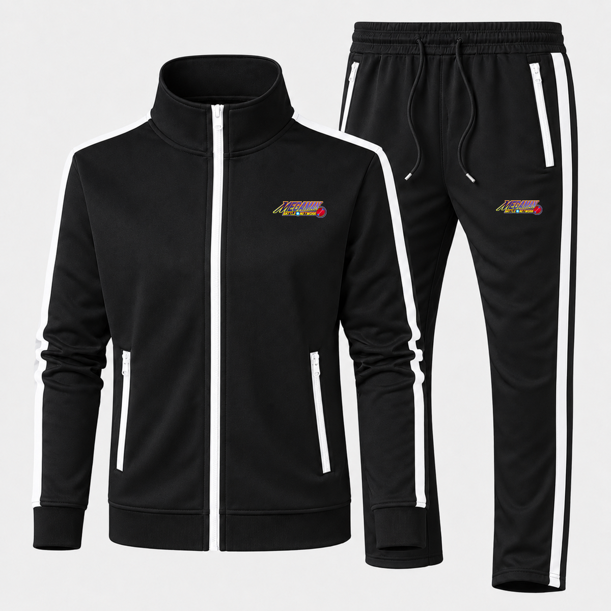 Mega Man men's tracksuit — Black