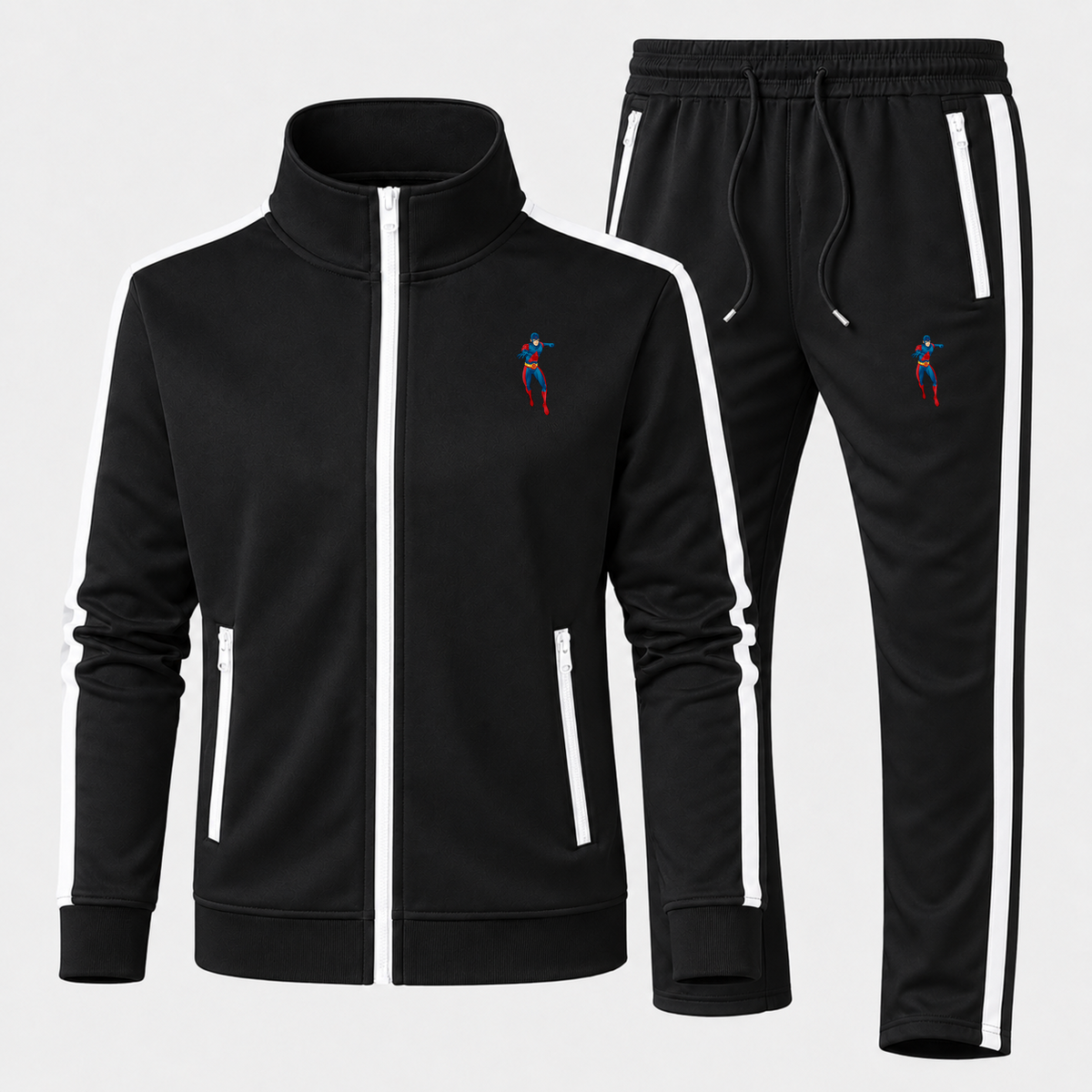 The Atom men's tracksuit — Black