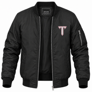 Men's Troy Bomber Jacket | Color: Black | Front