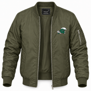 Men's Tulane Bomber Jacket | Color: Army Green | Front
