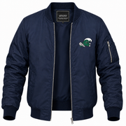 Men's Tulane Bomber Jacket | Color: Navy | Front