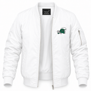 Men's Tulane Bomber Jacket | Color: White | Front