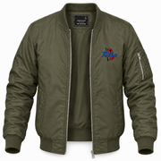 Men's Tulsa Bomber Jacket | Color: Army Green | Front
