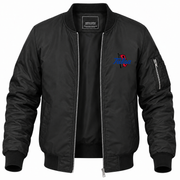 Men's Tulsa Bomber Jacket | Color: Black | Front