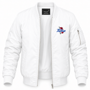Men's Tulsa Bomber Jacket | Color: White | Front