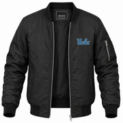 Men's UCLA Bomber Jacket | Color: Black | Front
