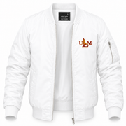 Men's UL Monroe Bomber Jacket | Color: White | Front