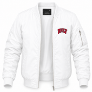 Men's UNLV Bomber Jacket | Color: White | Front