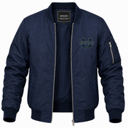 Men's Utah State Bomber Jacket | Color: Navy | Front