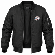 Men's UTEP Bomber Jacket | Color: Black | Front